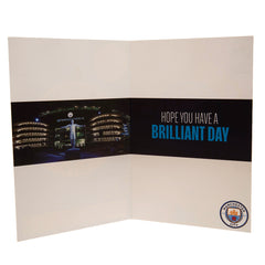 Manchester City Birthday Card With Stickers