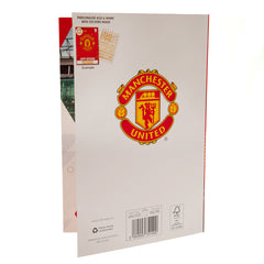 Manchester United Birthday Card With Stickers