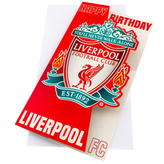 Liverpool FC Birthday Card