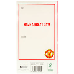 Manchester United Birthday Card