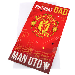 Manchester United Birthday Card for Dad