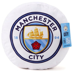 Manchester City Crest Shaped Cushion