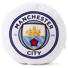 Manchester City Crest Shaped Cushion