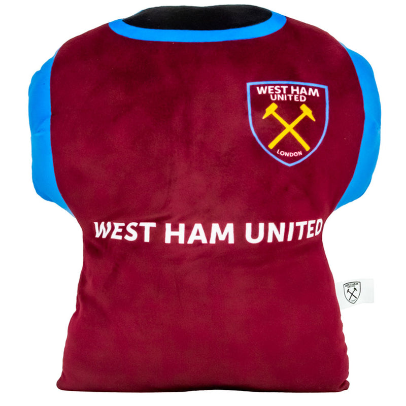 West Ham United Shirt Shaped Cushion