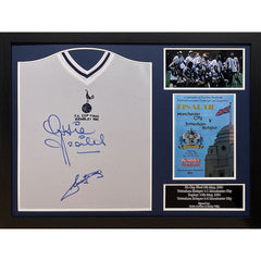 Ardiles & Villa Signed Tottenham Shirts (Dual Framed)