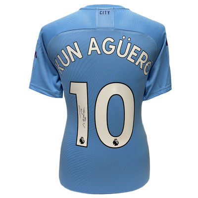 Aguero Signed Manchester City Shirt