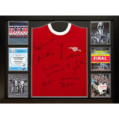 1971 Double Winners Signed Arsenal Shirt (Framed)