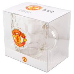 Manchester United Glass Tankard