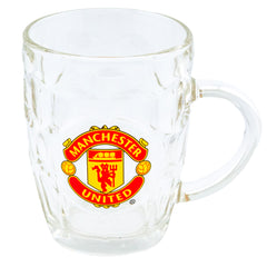 Manchester United Glass Tankard