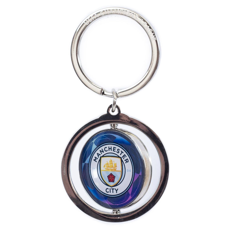 Manchester City Champion's League Spinner Keyring