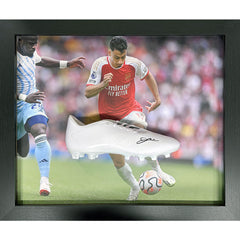 Martinelli Signed Arsenal Boot (Framed)