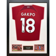 Liverpool FC Gapko Signed Liverpool Shirt (Framed)