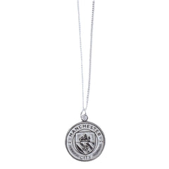 Manchester City Sterling Silver Pendant & Chain