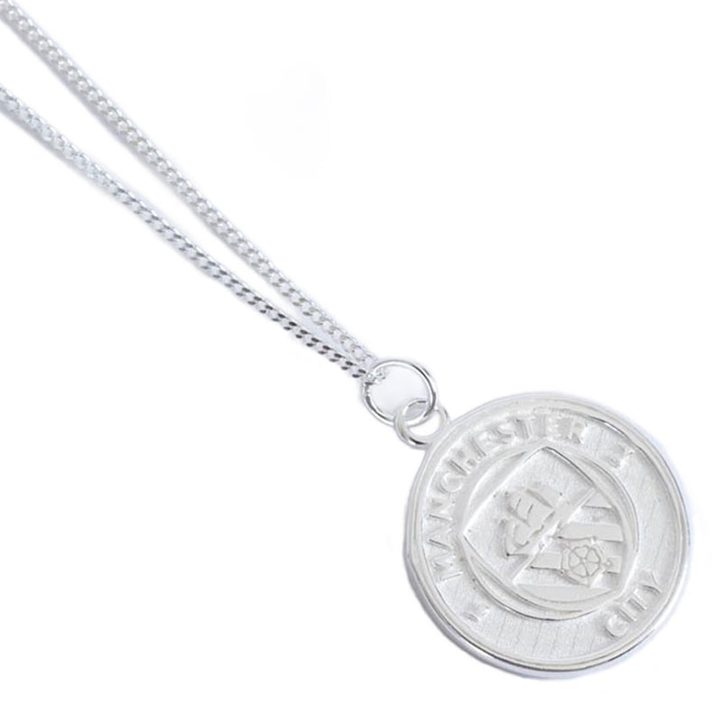 Manchester City Sterling Silver Pendant & Chain