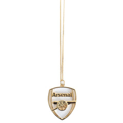 Arsenal 18ct Gold Plated Pendant & Chain