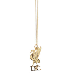 Liverpool FC 18ct Gold Plated Liverbird Pendant & Chain