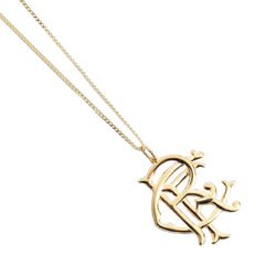 Rangers 18ct Gold Plated Pendant & Chain