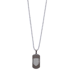 Arsenal Matt Finish Dog Tag & Chain