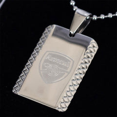 Arsenal Patterned Dog Tag & Chain