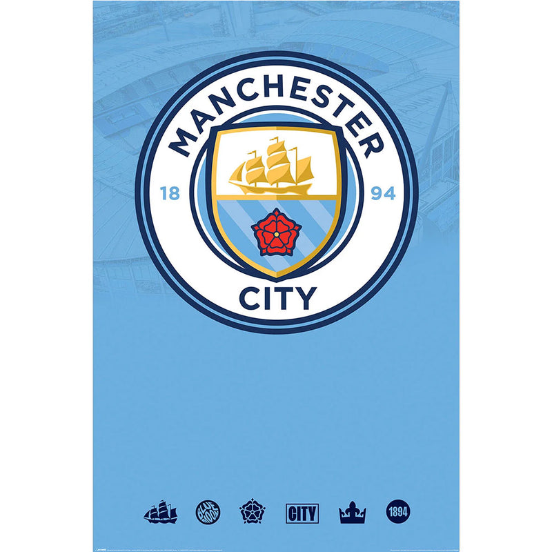 Manchester City Crest Poster 162