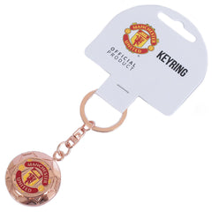 Manchester United Gold Ball Keyring