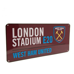 West Ham United FC Street Sign CL