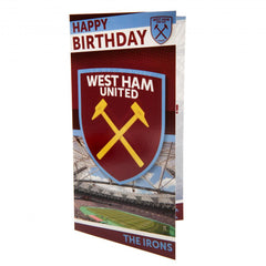 West Ham United FC Birthday Card