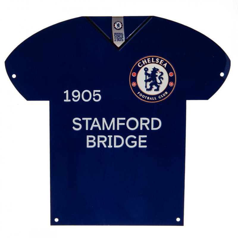 Chelsea FC Metal Shirt Sign