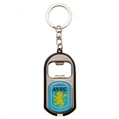 Aston Villa FC Keyring Torch Bottle Opener