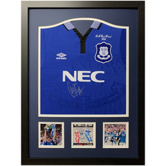 Everton FC Ferguson Signed Shirt (Framed)