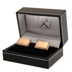 West Ham United FC Rose Gold Plated Cufflinks