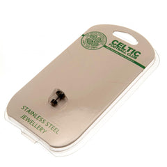 Celtic FC Black IP Stud Earring