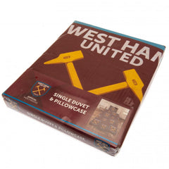 West Ham United FC Single Duvet Set