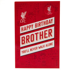 Liverpool FC Birthday Card Brother RD