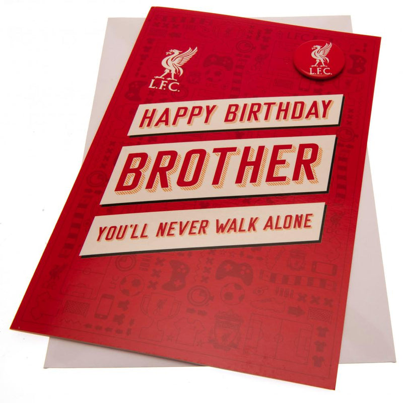 Liverpool FC Birthday Card Brother RD