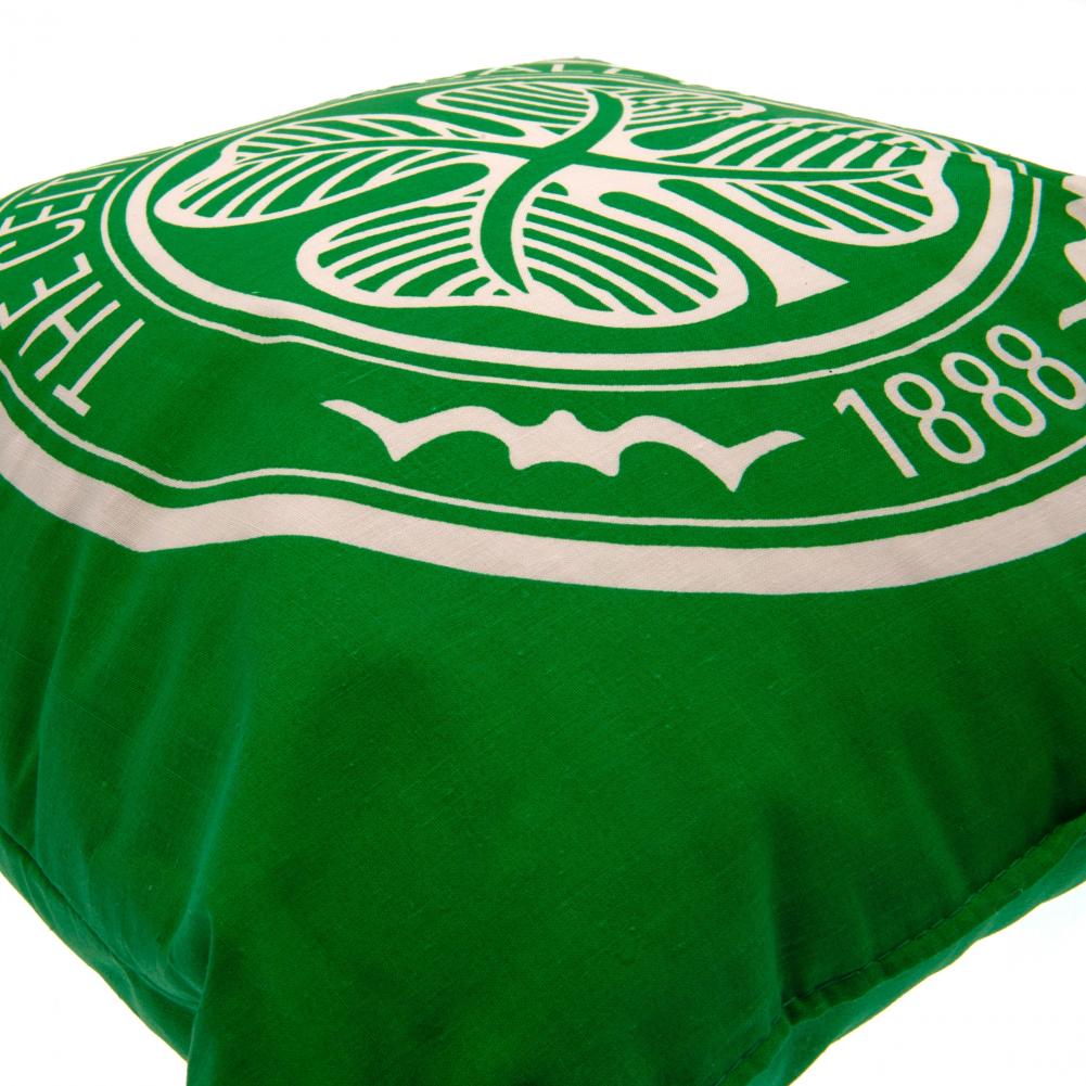 Celtic FC Crest Cushion - Official Football Gift Sports Merchandise Pillow