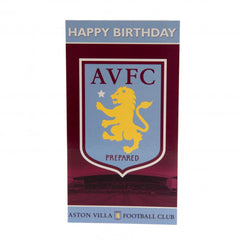 Aston Villa FC Birthday Card