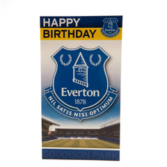 Everton FC Birthday Card