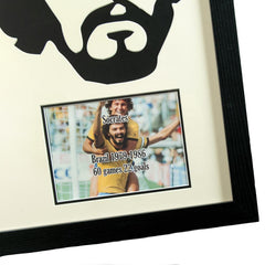 Brasil Socrates Signed Shirt Silhouette