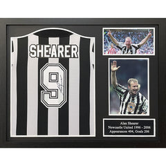 Newcastle United FC 1994 Shearer Signed Shirt (Framed)