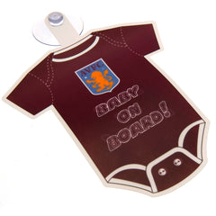 Aston Villa FC Baby On Board Sign