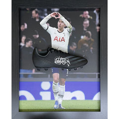 Totenham Hotspur FC Son Signed Boot (Framed)