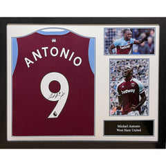 West Ham United FC Antonio Signed Shirt (Framed)