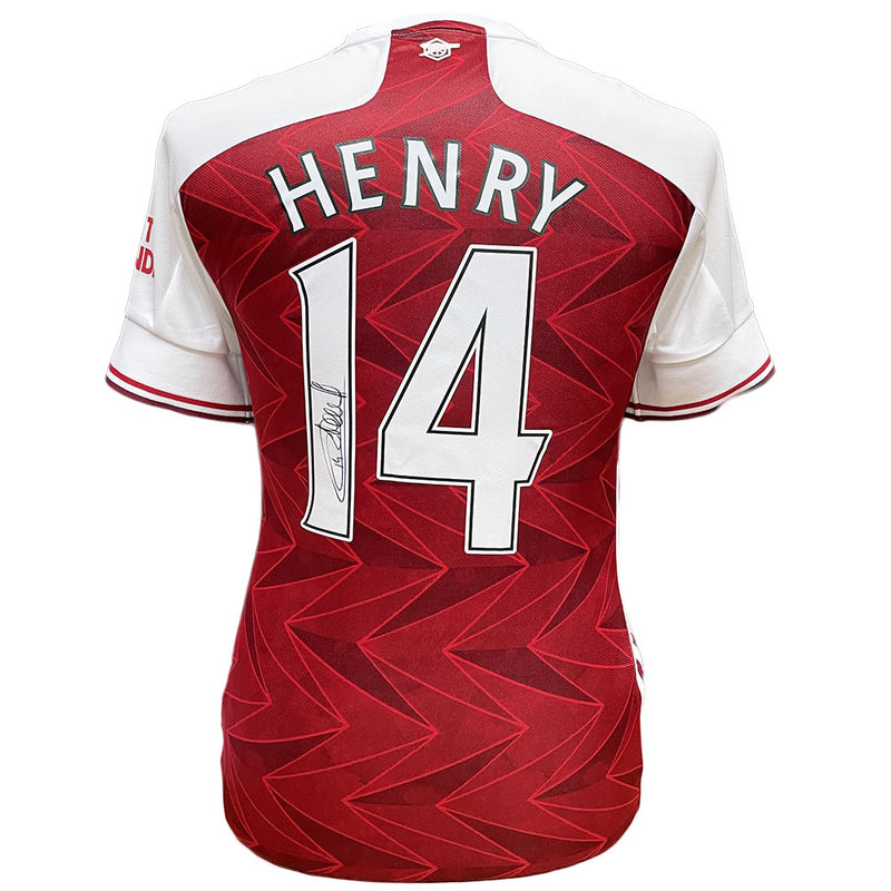 Arsenal FC Henry Signed Shirt