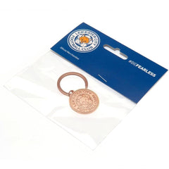 Leicester City FC Rose Gold Plated Key Ring