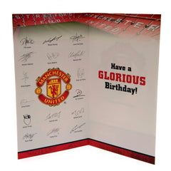 Manchester United FC Birthday Card No 1 Fan