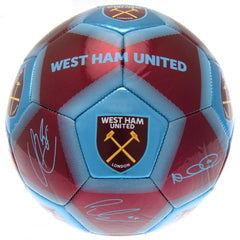 West Ham United FC Football Signature