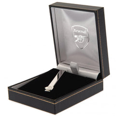 Arsenal FC Silver Plated Tie Slide