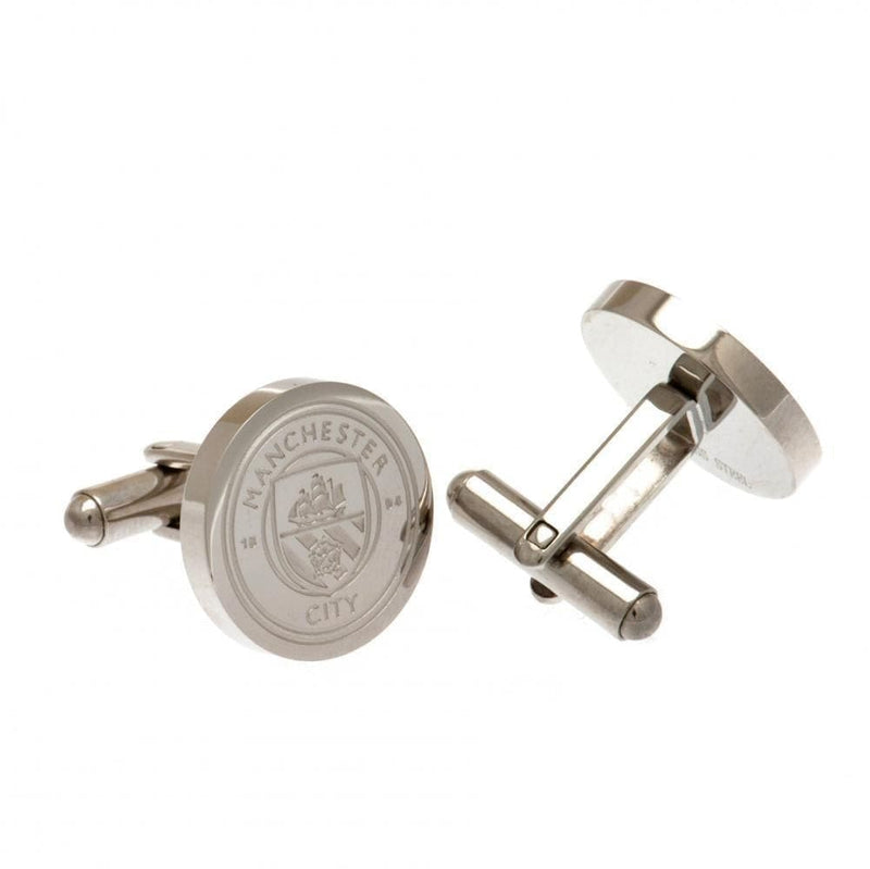 Manchester City FC Stainless Steel Formed Cufflinks