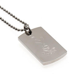 Tottenham Hotspur FC Engraved Dog Tag & Chain